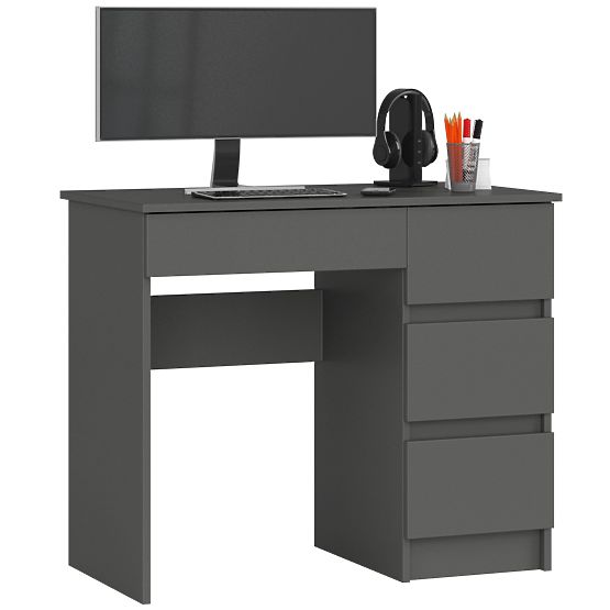 A-7 CLP GRAY RIGHT-SIDED DESK