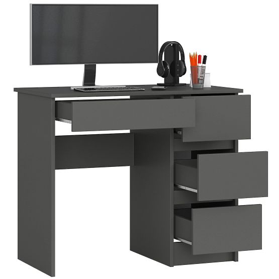 A-7 CLP GRAY RIGHT-SIDED DESK