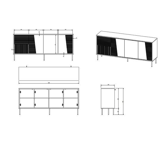 ABI Dresser Cashmere Matte/Cashmere Matte