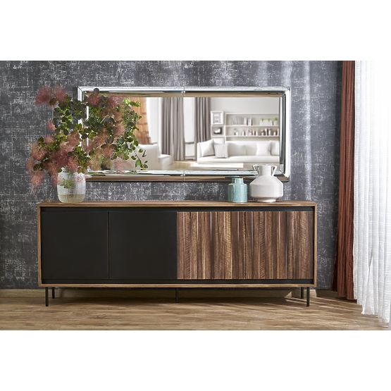 ABISSO Wall Mirror, Silver (1p=1pc)