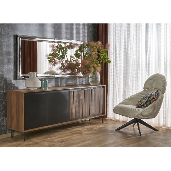 ABISSO Wall Mirror, Silver (1p=1pc)