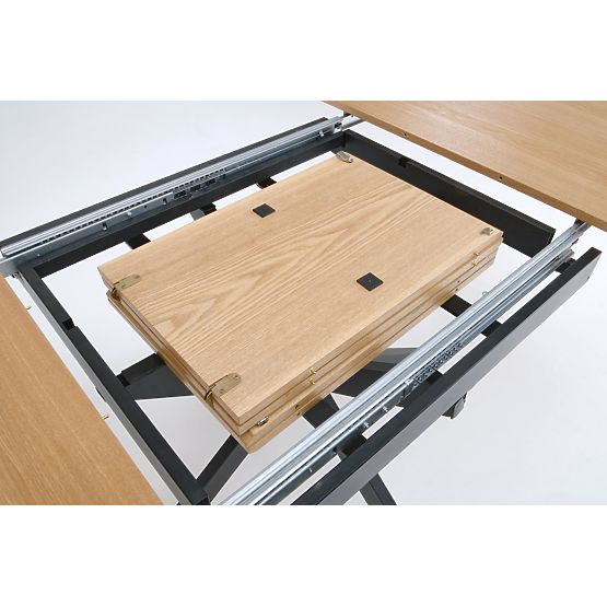 ACORD Extendable Table, Natural/Black (2p=1pc)