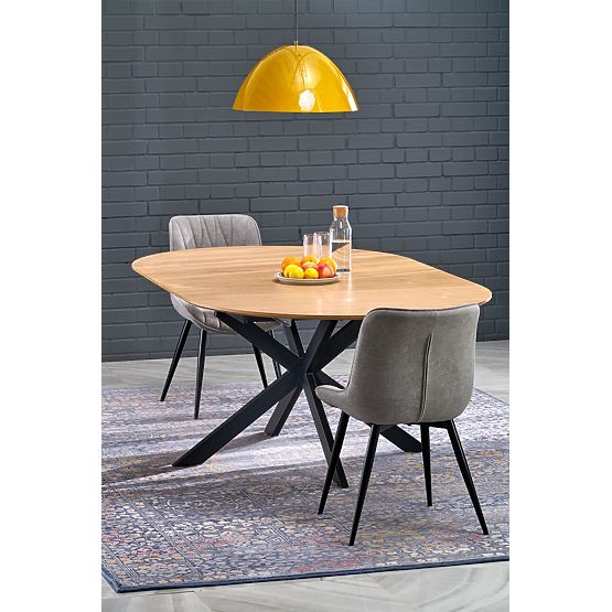 ACORD Extendable Table, Natural/Black (2p=1pc)