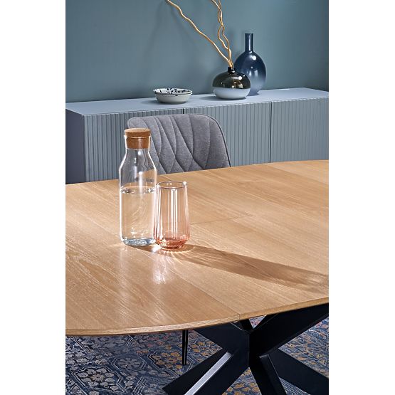 ACORD Extendable Table, Natural/Black (2p=1pc)