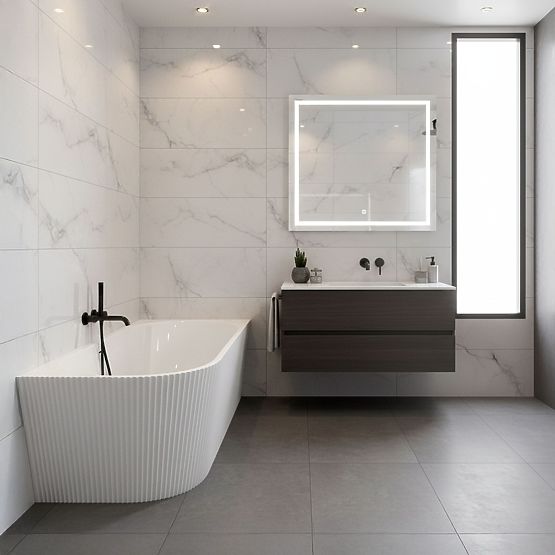 Acrylic Corner Bathtub WENUS RIGHT 170