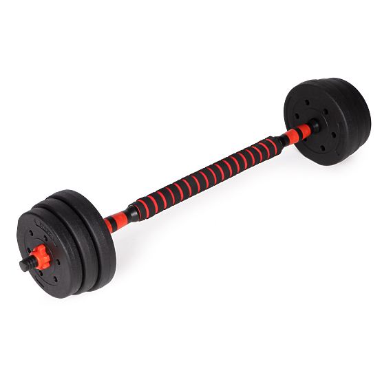 Adjustable Dumbbells 2 x 20kg Dumbbell Set 40kg Barbell