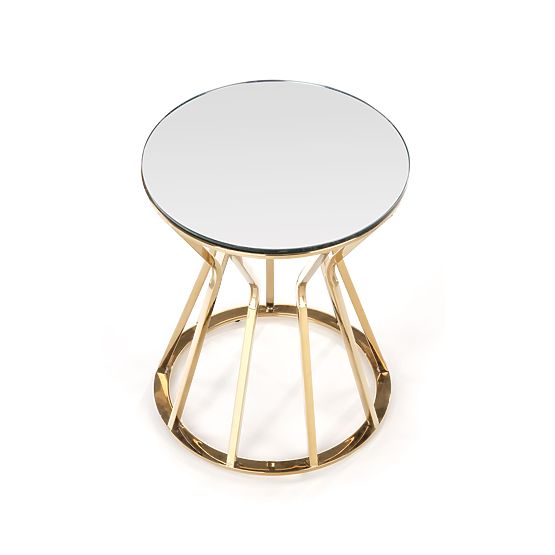 AFINA S Table, Mirror/Gold (1p=1pc)