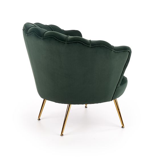 AMORINITO Relaxation Chair Dark Green / Gold