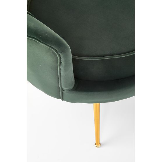 AMORINITO Relaxation Chair Dark Green / Gold
