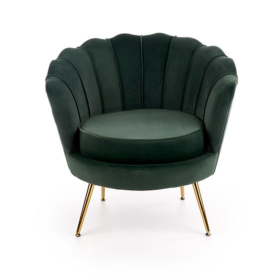 AMORINITO Relaxation Chair Dark Green / Gold