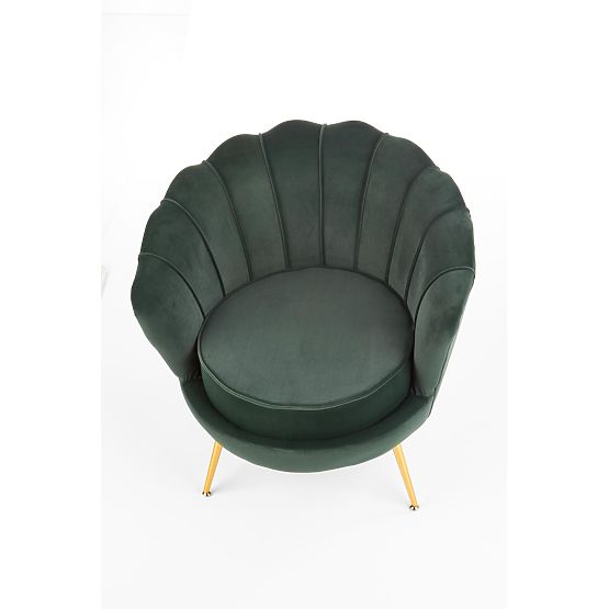 AMORINITO Relaxation Chair Dark Green / Gold