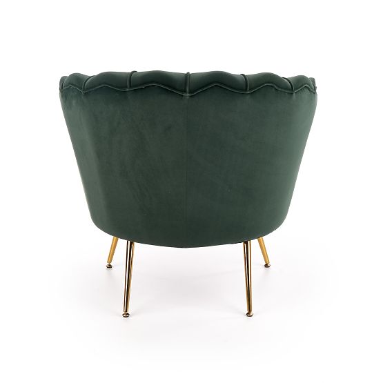 AMORINITO Relaxation Chair Dark Green / Gold