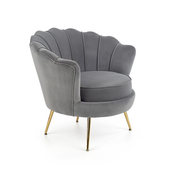 AMORINITO Relaxation Chair Gray/Gold