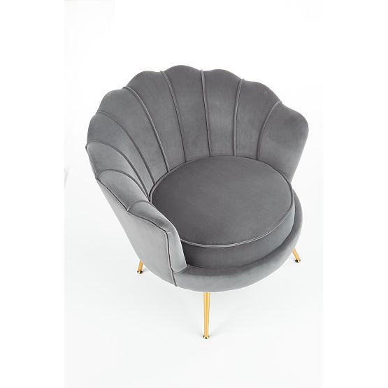 AMORINITO Relaxation Chair Gray/Gold