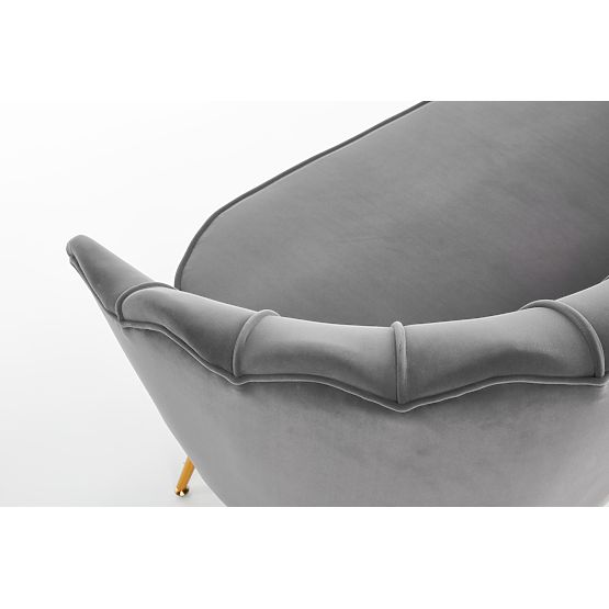 AMORINITO XL Relaxation Chair Grey/Gold