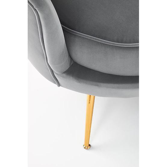 AMORINITO XL Relaxation Chair Grey/Gold
