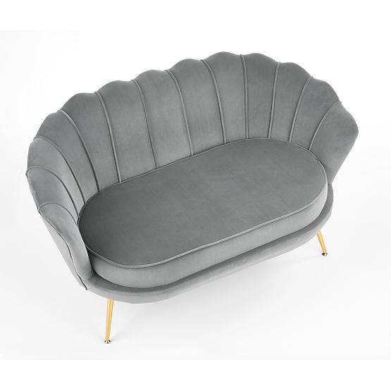 AMORINITO XL Relaxation Chair Grey/Gold