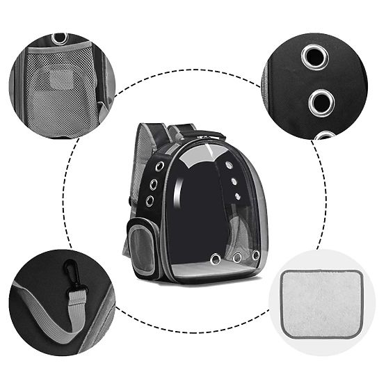 Animal Carrier P70259 Black