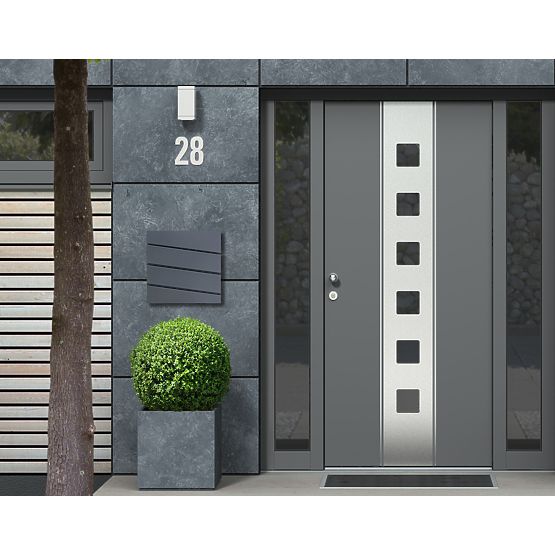 Anthracite Mailbox