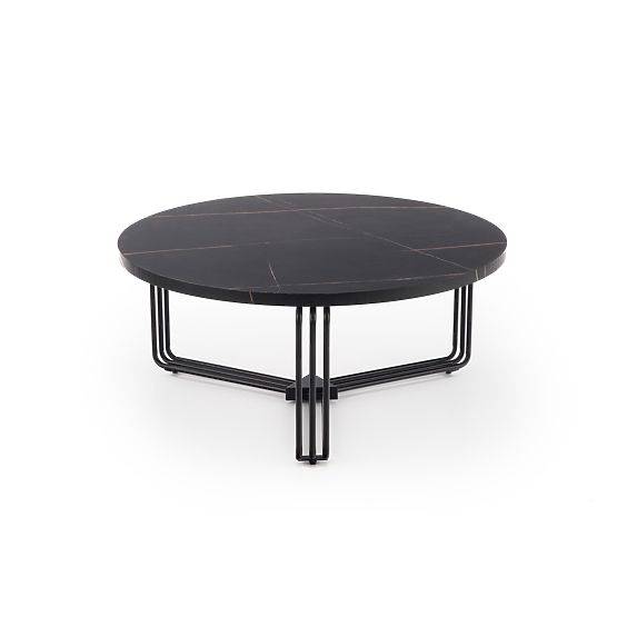 ANTICA Conference Table Top - Black Marble, Frame - Black (2p=1pc)