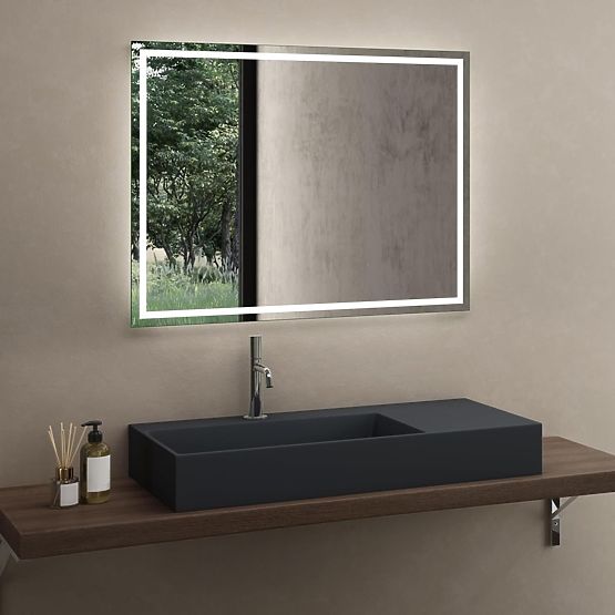 Archi 75 CM Matte Gray Conglomerate Washbasin