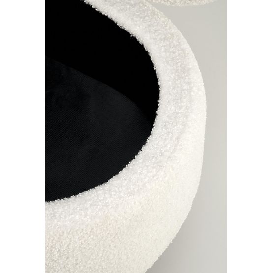 AVEIRO bench with storage, cream (1p=1pc)