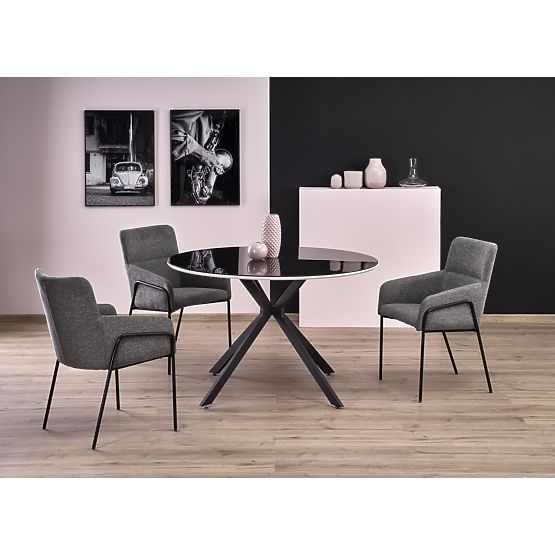 AVELAR Tabletop - Black / White, Frame - Black