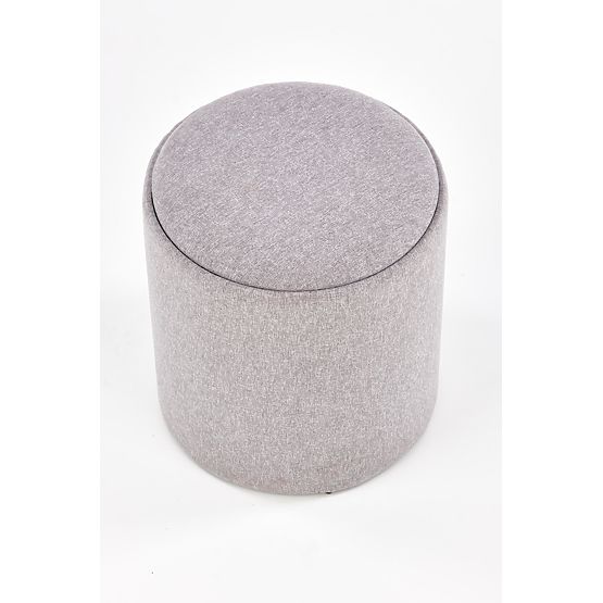 AVIKO Set of 2 Poufs, Light Gray (1p=1pc)