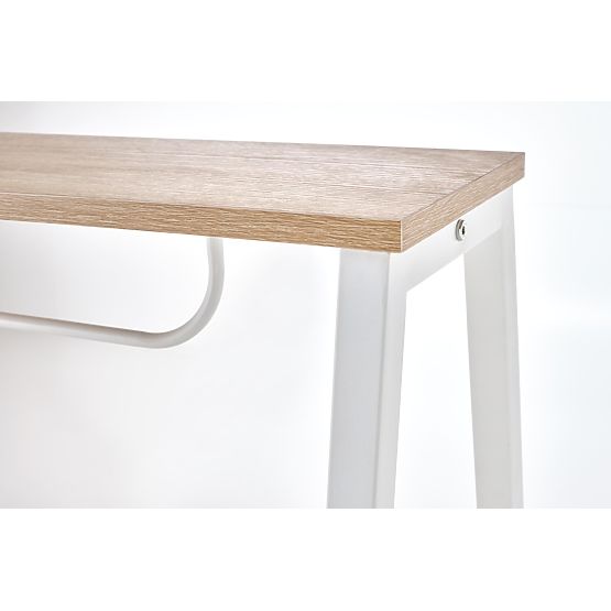 B48 Writing Desk Sonoma Oak / White (1p=1pc)