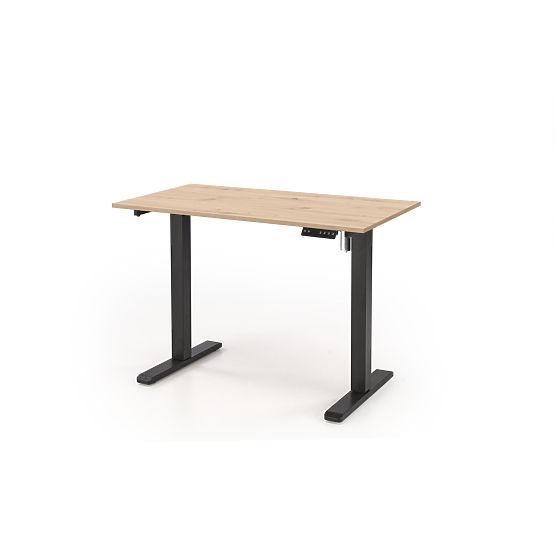 B53 Desk with Height Adjustment Function, Artisan Oak / Black (2p=1pcs)