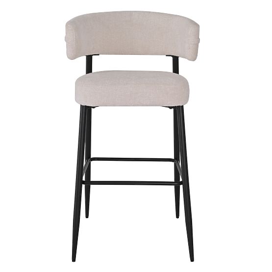 Bar Stool Rosario Cream/Black Legs