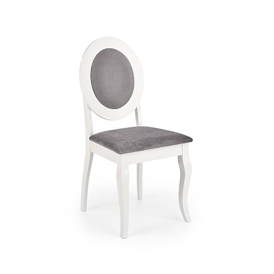 BAROCK Chair White/Grey (1p=2pcs)