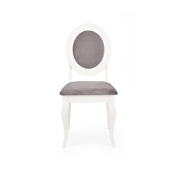 BAROCK Chair White/Grey (1p=2pcs)