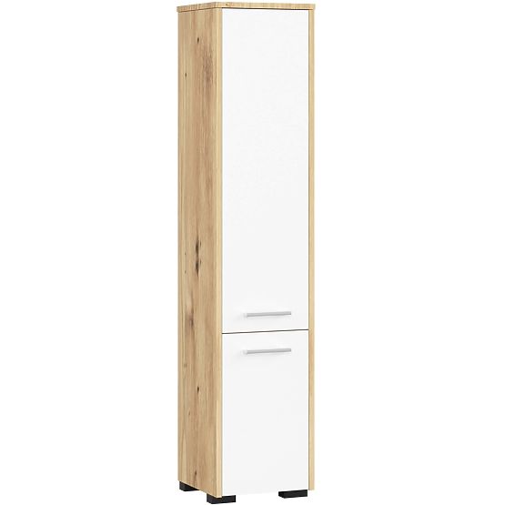 BATHROOM CABINET FIN COLUMN 30 2D 140cm ARTISAN / WHITE