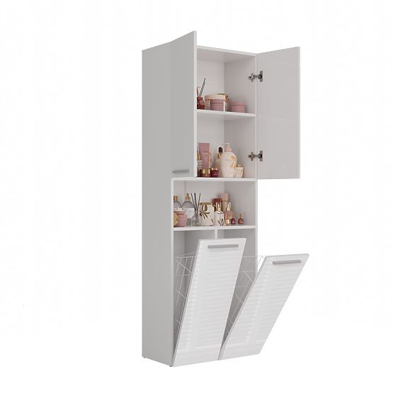 Bathroom Cabinet Nel 2K/DK WHITE GLOSS