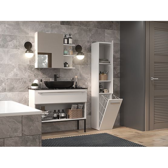 Bathroom Cabinet Nel IV WHITE