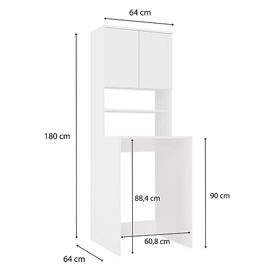 Bathroom Cabinet Pola MULTI WHITE