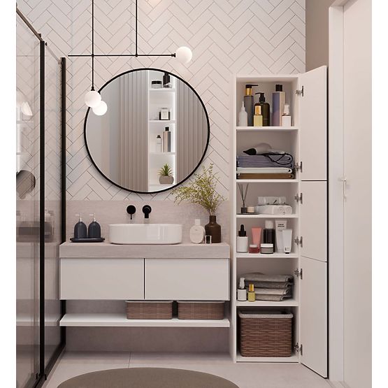 Bathroom Cabinet Sara S43 WHITE