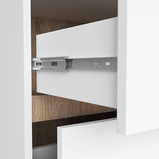 BATHROOM CABINET UNDER SINK VAMI W90 2DR 2S PK WHITE / SONOMA OAK