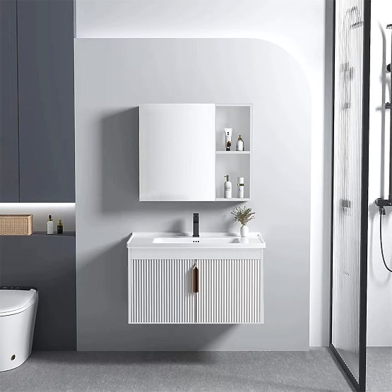 Bathroom Furniture Set with Sink Astor 60 cm White