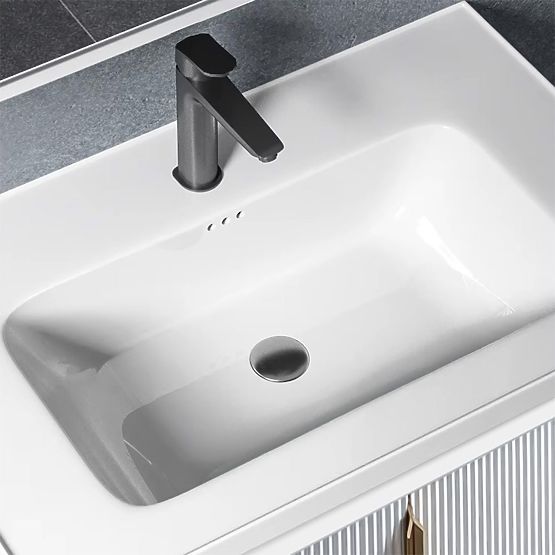 Bathroom Furniture Set with Sink Astor 60 cm White