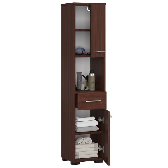 BATHROOM SHELF FIN 2D 1SZ 1W WENGE