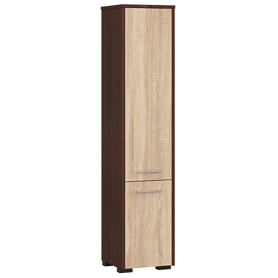 BATHROOM SHELF FIN COLUMN 30 2D 140cm WENGE / SONOMA