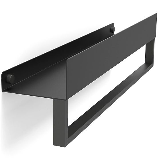 Bathroom Shelf for Bathtub SF01 45cm Black Matte