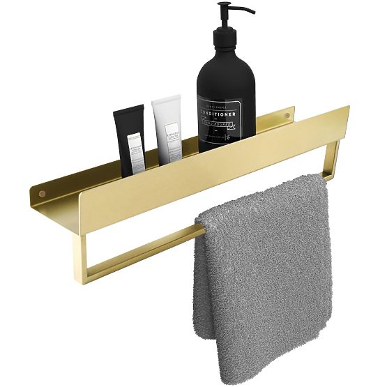 Bathroom Shelf for Bathtub SF01 45cm Brushed Gold