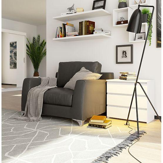 BEDSIDE TABLE CL3 60 cm WHITE