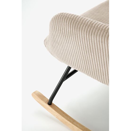 BELMIRO Relaxation Chair with Rocking Function, Cream (1p=1pc)