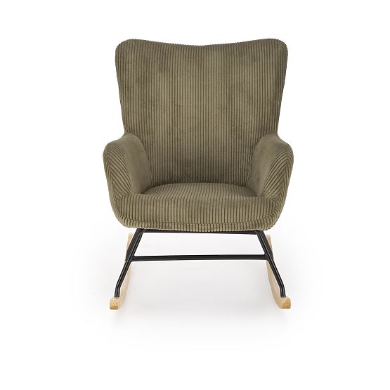 BELMIRO Relaxation Chair with Rocking Function, Olive (1p=1pc)