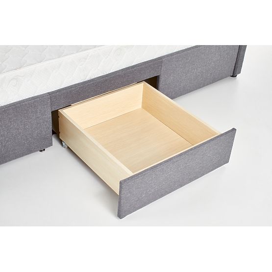 BETINA 160 Bed with Drawers Gray (4p=1pc)