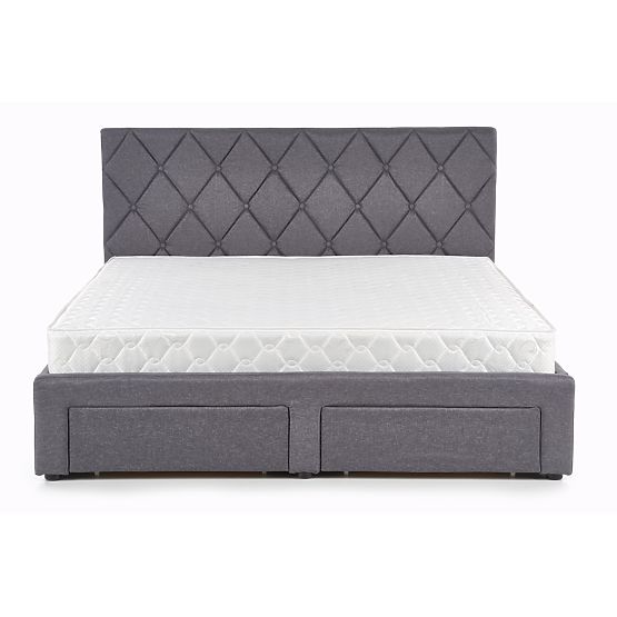 BETINA 160 Bed with Drawers Gray (4p=1pc)